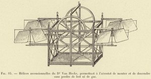 Hélices ascensionnelles du Dr Van Hecke, permettant à l
